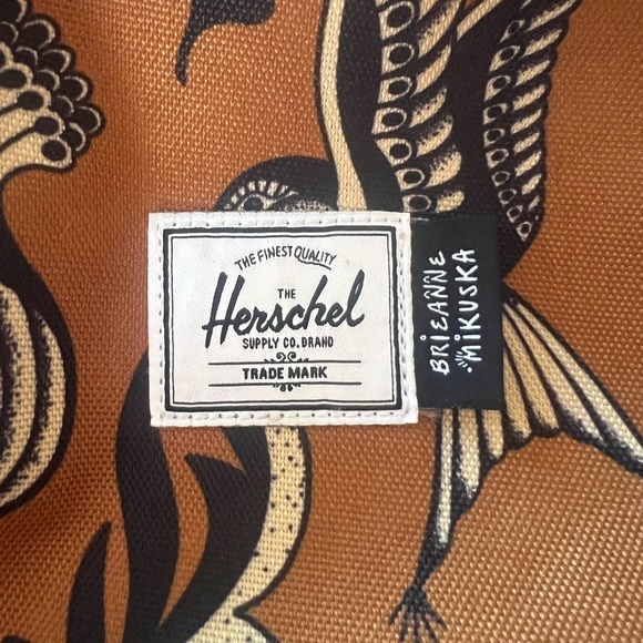 Herschel Supply Company Limited Edition Brown and Cream Patterned Backpack - Picture 2 of 5